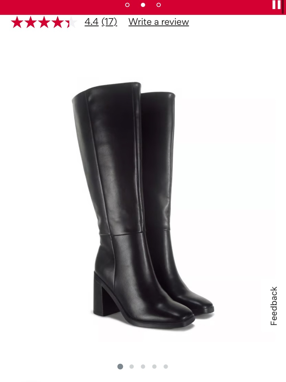 Dolce Vita Knee High Flapper Boots